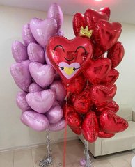 Набір кульок "Сердечко з короною"