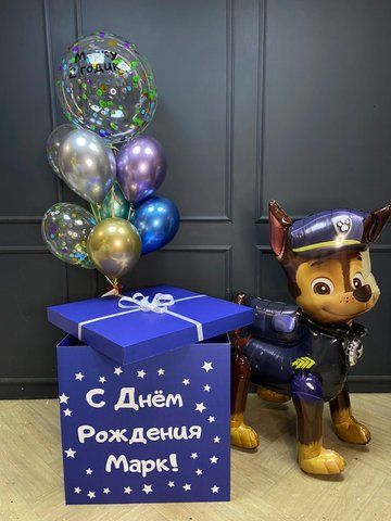 Коробка сюрприз "Чейз Щенячий патруль"