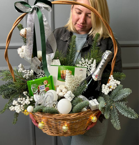 Новогодняя корзина "Хрусталь"