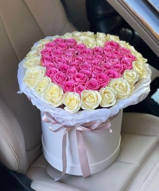 Коробка з трояндами "Шалене кохання"