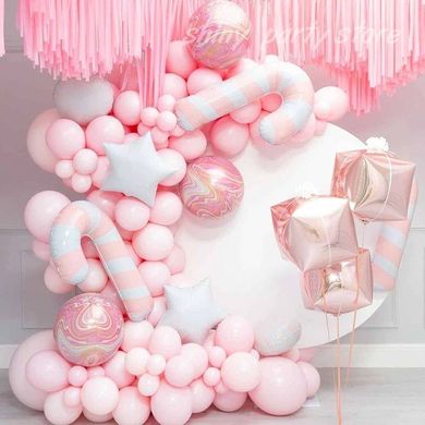 Фотозона з кульок "Рожева карамель"