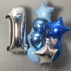 Набір кульок "Блакитні відтінки"