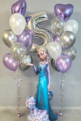 Набір кульок "Ельза та 2 фонтани"