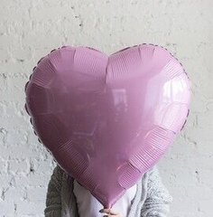 Фольгована кулька Сердце 80см PINK рожевий