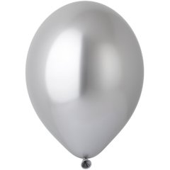 Гелиевый шар 30 см В105/601 Хром серебристый Glossy Silver