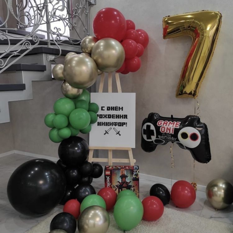 Фотозона з кульками "Game On"