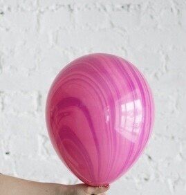Гелієва кулька 30см супер АГАТ рожевий