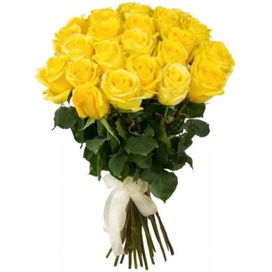Букет "19 жовтих троянд"
