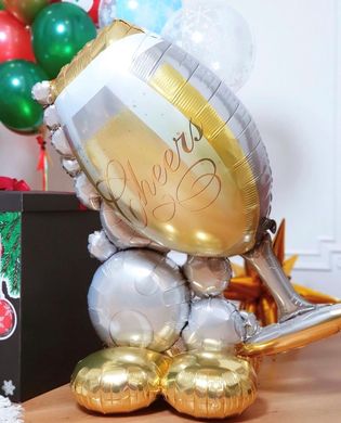 Фольгированный шар "Бокал шампанского"