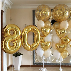 Набір кульок  "Золоті 80"