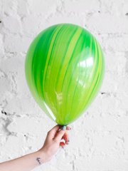 Гелиевый шар 30см супер АГАТ Зеленый