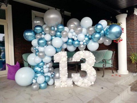 Аеромозаїка "Цифри 13"