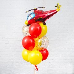 Набор шаров "Красный Вертолет"