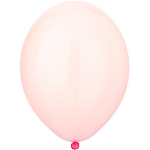 Гелієва куля 30 см В105/044 Кристал льодяник рожевий Bubble Pink