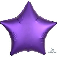 Фольгированный шар Звезда 45см Сатин ROSE PURPLE ROYAL фиолетовый