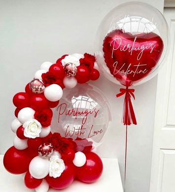 Фотозона з кульками "Валентинка"