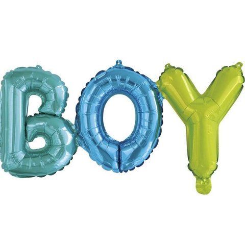 Фольгований напис "BOY"