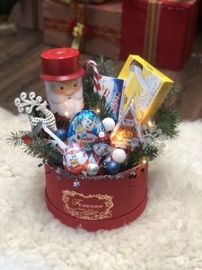 Коробка новогодняя "Санта"