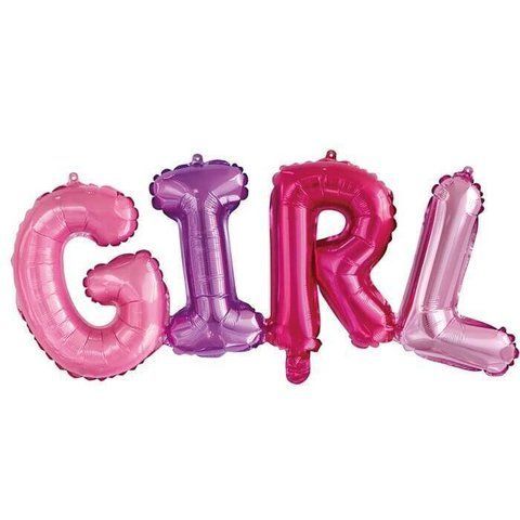 Фольгований напис "GIRL"