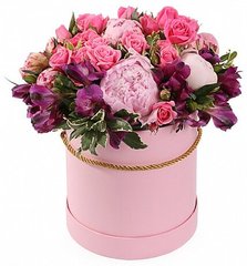 Коробка с цветами "Питтоспорум"